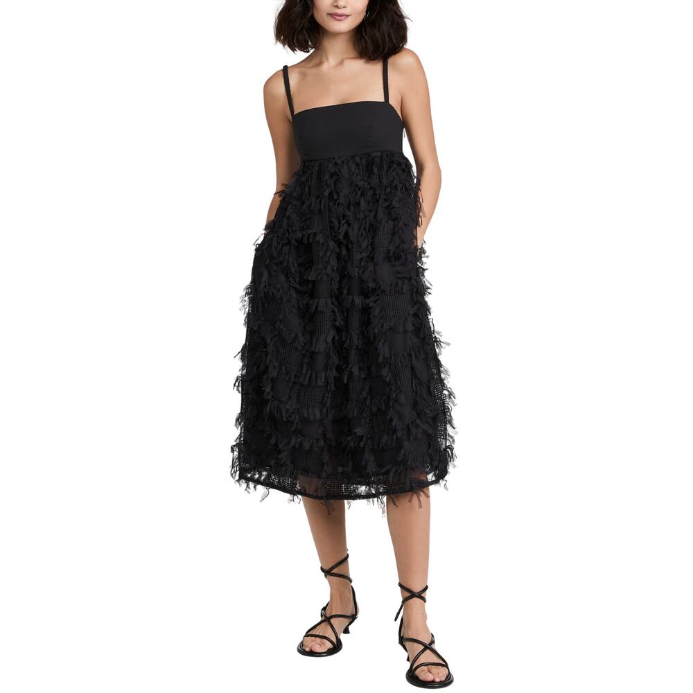 Baum Und Pferdgarten Textured Black Acalya Dress Size 36